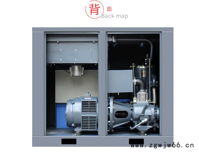 75kw千瓦工频螺杆式空压机工厂 驱动气动工具空气压缩机 余热回收图2