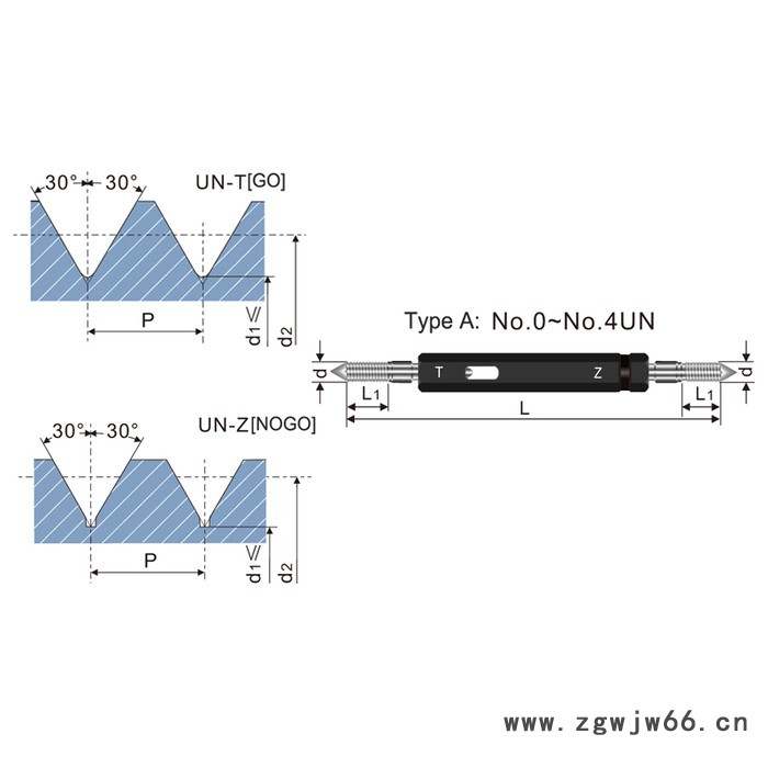 UN美标统一螺纹量规塞规通止规测量工具内牙规环规订做 非标非标定做 **图4