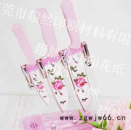 供应五金产品热转移印花纸，园林工具包花纸，铲子柄包花纸，工艺品披覆纸，化妆盒烫画纸图5