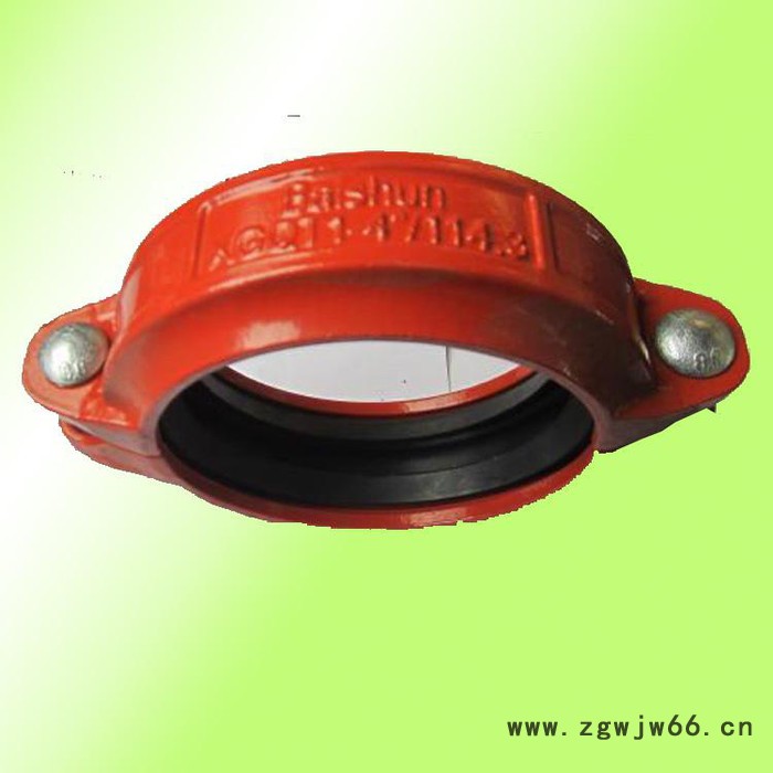 潍坊生产百顺(baishun)各种规格型号消防沟槽管件钢卡