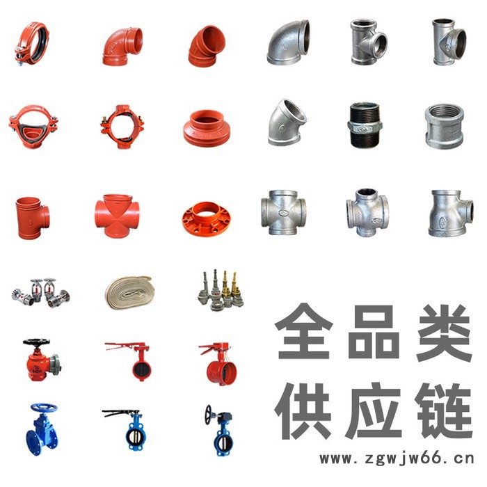 沟槽管件 消防管件 沟槽螺纹大小头 卡箍丝接变径大小头图2