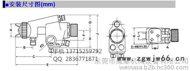 WA-101R 日本岩田自动喷枪  小物件