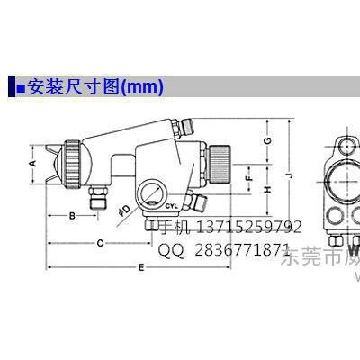 WA-101R 日本岩田自动喷枪  小物件