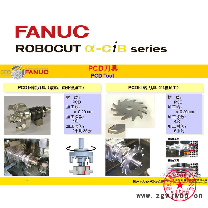 发那科慢走丝刀具机 FANUC慢走丝刀具机 PCD刀具六轴加工图2