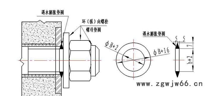 遇水膨胀橡胶垫圈地铁专用防水材料