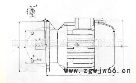 锥形制动电机  建筑电机 YEZ 160S-4 11KW 南京起重电机图3