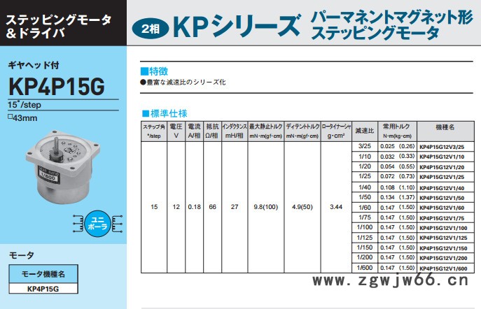 日本NIDEC SERVO  步进电机   气相色谱仪后开门电机 KP4P15G图3