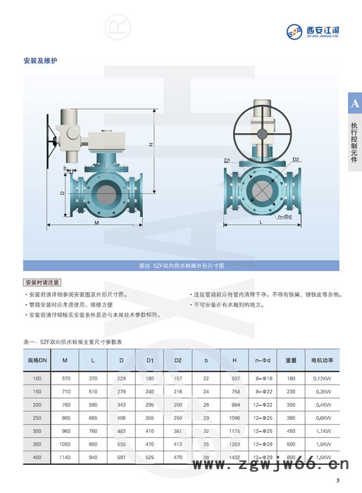 西安江河  SZF  双向供水转阀  实现发电机组和变压器冷却用水的正反向技术供水防止单向供水引起冷却器堵塞而影响机图5