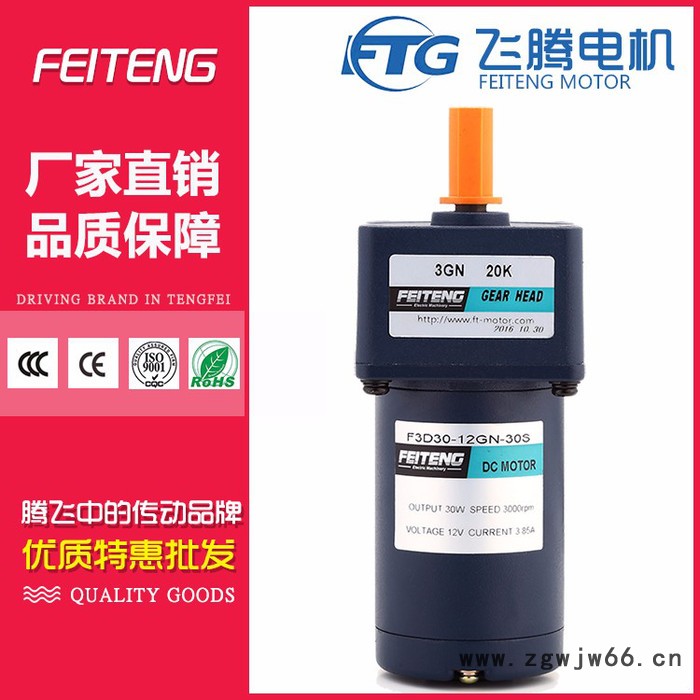 FEITENG/飞腾、FTG华中营销中心(办事处)河南密集架直流电机 24V直流减速电机工厂制 36V有刷马达生产厂家图1