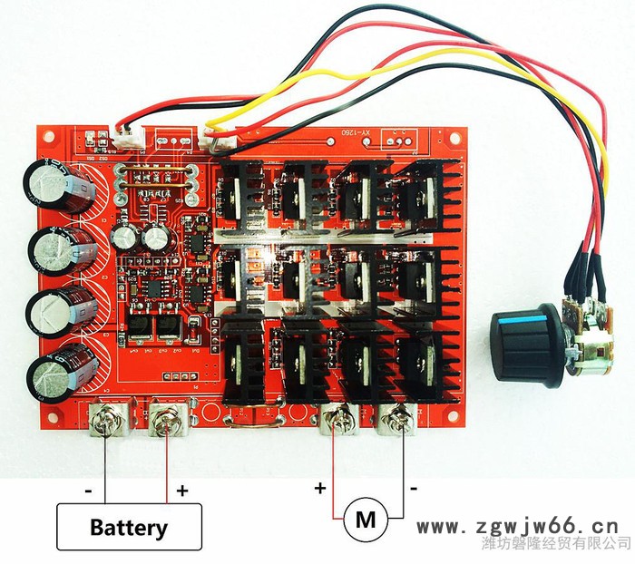 9-50V 60A 3000W PWM控制器 直流电机 泵 调速器 脉宽调速器图2