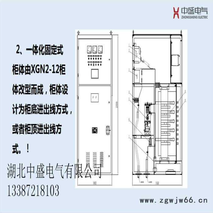 【湖北中盛】 280KW交流软启动柜适用高压鼠笼异步电机高压固态软启动柜图2