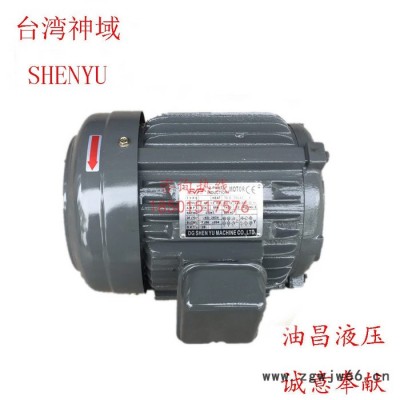 台湾神域SHENYU电机 3HP 2.2KW 三相异步电机 科振KZYY