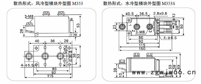 古杭州国晶MTC300可控硅（晶闸管）模块适用于交直流电机控制.工业加热控制.各种整流电源、电池充放电图2