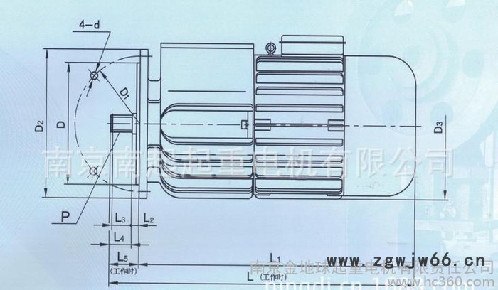 ZDR 系列锥形绕线转子三相异步电机 ZDR 125-4 4.6KW图3