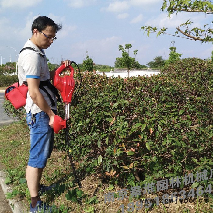 供应绿节牌无刷电机锂电I型电动弧形修球机_绿篱机_苗圃机械图7