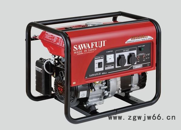 日本泽藤SAWAFUJI SH3200EX额定2.2KW进口汽油发电机图3