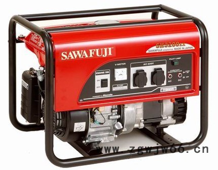 日本泽藤SAWAFUJI SH3200EX额定2.2KW进口汽油发电机