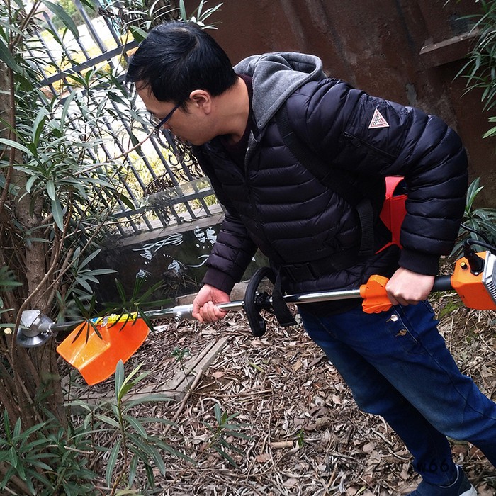 供应绿节牌无刷电机锂电型便携式电动修草机_草坪机_割草机_割灌机图3