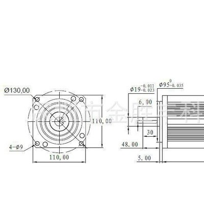 订做、24V1.5KW直流无刷电机、24V1.5KW直流无刷