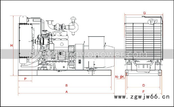 康沃24-200KW静音发电机组|选配斯坦福配件|进口|厂家批发|直销