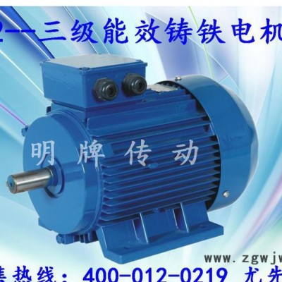 东莞明牌三相异步电机Y2-90L4-1.5KW4极高效节能铸