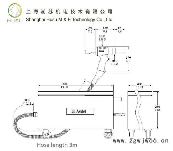 英国avdel MonoBolt紧固件和环槽铆钉的铆接工具7287图2