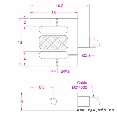 微型拉力测量传感器5kg/10kg/20kg弹簧张力大小测量仪器