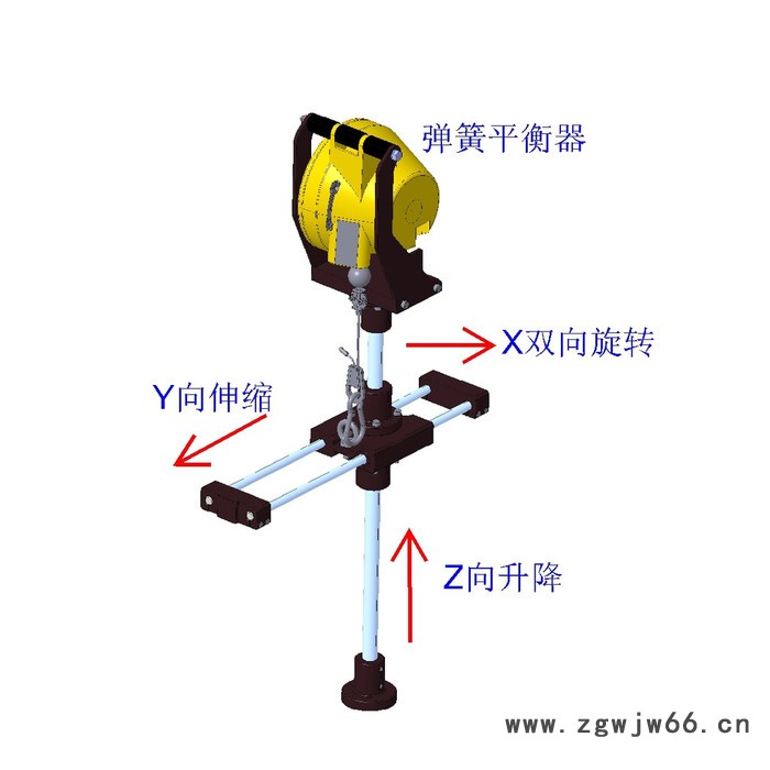 40Nm弹簧平衡器扭力臂 反力臂 助力臂 拧紧机 铆枪助力 省力图3