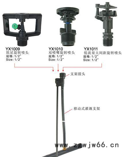 4分DN20园林灌溉 雨润喷头 R10涡流喷头   量大从优图3