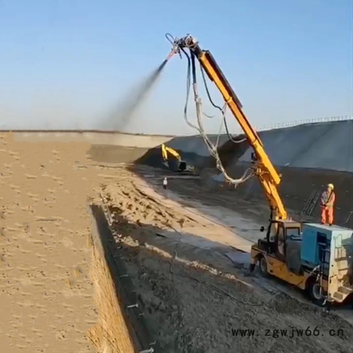 海天路矿  湿喷机车 湿喷机台车 混凝土湿喷机车 隧道湿喷机车 双喷头湿喷机车图3