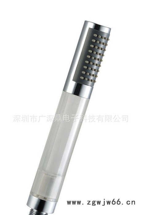 led喷头 单绿色圆形led圆棒手持喷头SDS-13图3