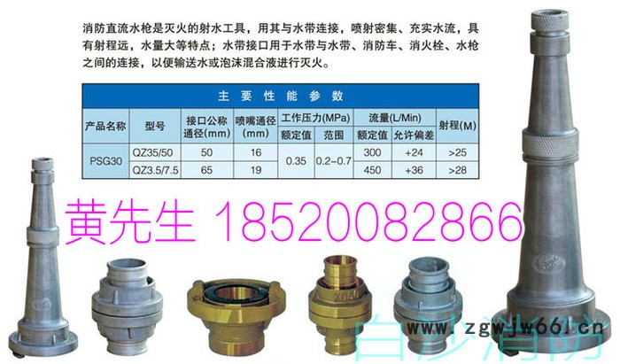 白沙牌洒水喷头 白沙消防图3