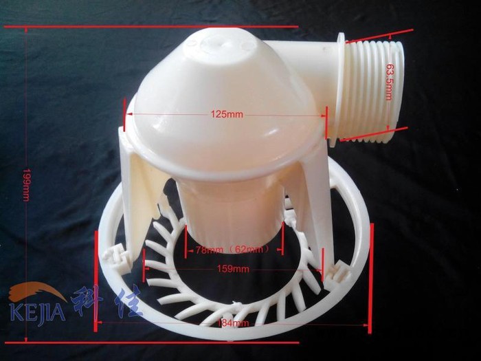 冷却塔喷头 大号蜗牛喷头 ABS材质