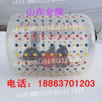 雪地滚筒大人小孩都可以玩的雪上娱乐项目加厚耐高温耐低温的戏雪游乐设备分类及价格