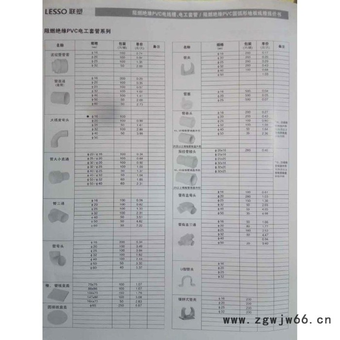 联塑  U型管夹  规格价格来电咨询图2