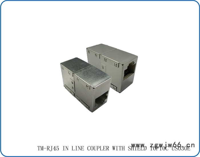 RJ45直通转接头网络接口 屏蔽网线延长专用超5类 RJ45带变压器插座图3