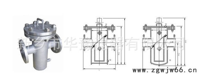 直通篮式过滤器DN200 PN1.0  新乡过滤器