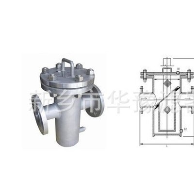 直通篮式过滤器DN200 PN1.0  新乡过滤器