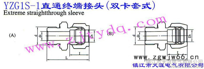 供应SKYLINE-YZG1S-1，直通，终端，接头，双卡套式