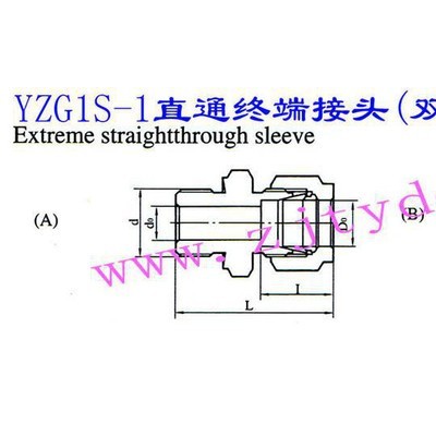 供应SKYLINE-YZG1S-1，直通，终端，接头，双卡套式