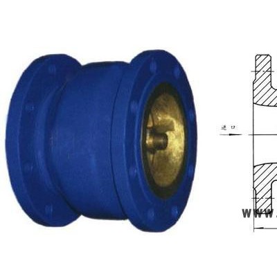 消声止回阀 **不锈钢直通式单向止回阀