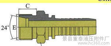 液压接头 1CB-RN.1DB-RN.伊顿卡套式直通过渡接头对丝 直角 三通图5