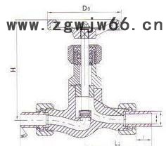 上海申欧通用阀门厂J21B-25C-DN40碳钢直通式外丝口氨用截止阀图3