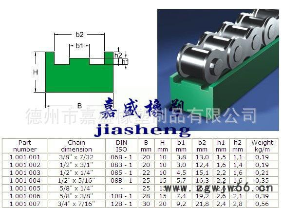 厂家生产 FTT型链条导轨 T型滚珠链条导轨图3