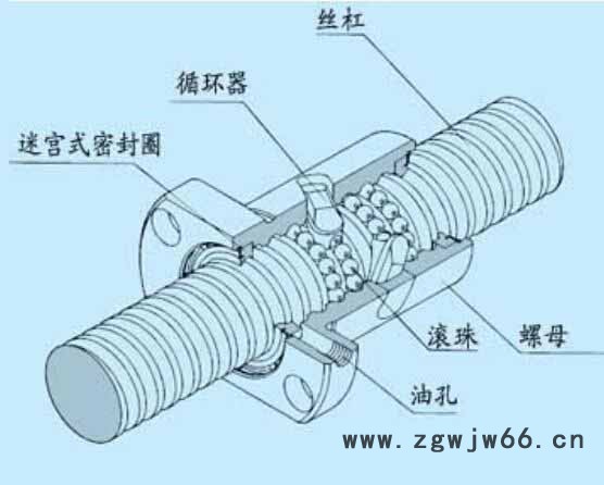 高精度冷轧台稳T-WIN滚珠丝杆带TBI标准螺母