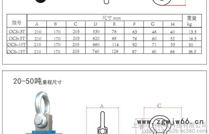 吊秤20吨吊秤价格20吨电子吊钩秤详情规格参数图5