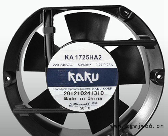 KAKU卡固 KA1725HA2 Ball 220V 0.27A 轴流风机17251滚珠轴承图1