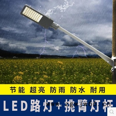 普仕亮HJG56-30瓦小金豆LED路灯   挑壁路灯led路灯头小区道路灯新农村吸墙电线杆抱箍灯户外防水LED厂家供应图4