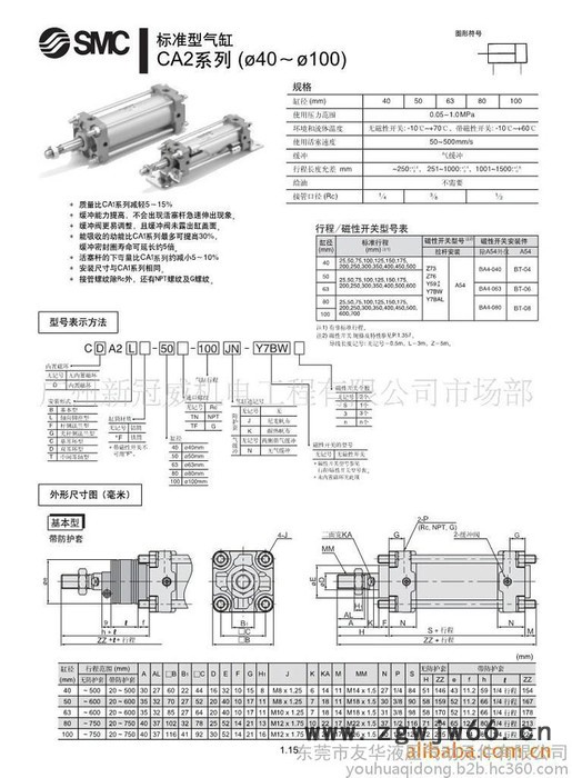 SMC气动元件MXS5-10气缸滑台