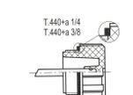 ELESA  带量杆的油塞 T.440+a  供应多种其他液压元件